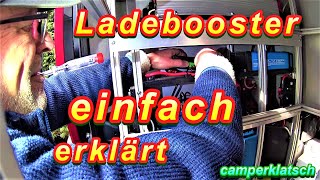 Wichtig für alle WohnmobilFahrer ❗️ LadeBooster einfach erklärt 🔥 Autark im Kastenwagen Wohnmobil [upl. by Falzetta]