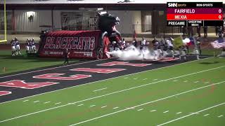 High School Football  Fairfield Eagles vs Mexia Black Cats  1072022 [upl. by Saunder]