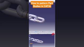 How to pattern Part Bodies in CATIA V5 design tutorial catia [upl. by Naryk1]