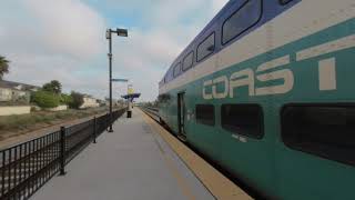 VR180  San Diego Coaster Train 655 Northbound in Oceanside CA  September 28th 2020 [upl. by Tol523]