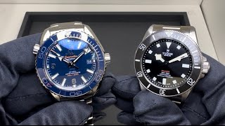 Omega Planet Ocean 395 vs Tudor Pelagos 39 [upl. by Lleuqram]