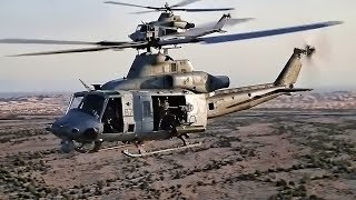 Marine Corps UH1Y Huey Helicopter • Venom From The Sky [upl. by Yleme]