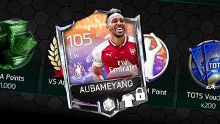 Compensation Pack and New POTM Aubameyang in FIFA Mobile  iOS Soccer App [upl. by Vijar]