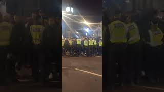 Crystal Palace v Brighton and scuffles [upl. by Rinna]