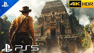 Indiana Jones  NEW Gameplay Reveal PS5 Realistic ULTRA Graphics Gameplay 4K60FPS [upl. by Marla]