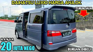 HARGA DAIHATSU LUXIO BEKAS HANYA 20 JUTA MASIH BISA NEGO MURAH IRIT LEGA MUAT BANYAK [upl. by Apthorp205]