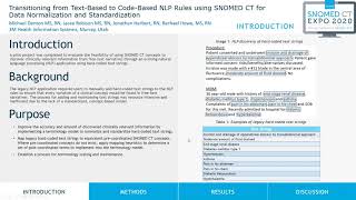 SNOMED CT Research Web Series  Denton Robison  Oct 2020 [upl. by Ailey559]