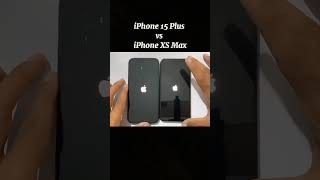 Iphone 15 plus vs iphone xs max Boot up test tech shorts viralvideo iphone [upl. by Kayle416]