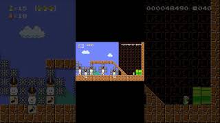 SMM2 Tight Cavern mario smm2 supermariomaker2 gaming supermariobros nintendo smm2expert [upl. by Annola]