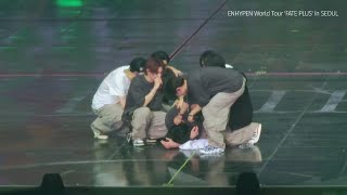 SUB 240225 ENHYPEN Ending Ment Sunghoon 성훈 엔딩 멘트 full 직캠 엔하이픈 WORLD TOUR FATE PLUS IN SEOUL [upl. by Oelak]