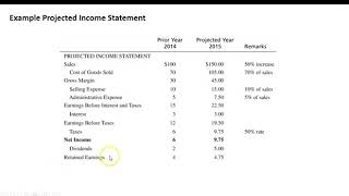 Projected Financials [upl. by Nerrol706]