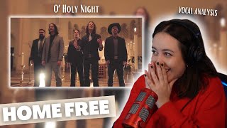 HOME FREE O Holy Night  Vocal Coach Reaction amp Analysis  Jennifer Glatzhofer [upl. by Winton515]