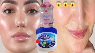 Vaseline And Baby Oil For Anti Aging Cream For Young Looking  Vaseline For Anti Aging On Faceskin [upl. by Garin20]