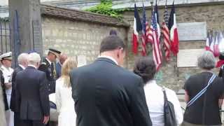 July 4th Ceremony at Picpus Cemetery 4 [upl. by Niatsirt846]