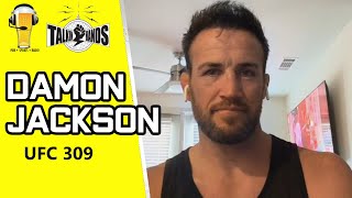 Damon Jackson on moving up to 155lbs fighting Jim Miller amp competing at MSG [upl. by Tuddor691]