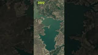 Changing Water Level in Lake Buchanan Texas shorts  texas  drought  timelapse [upl. by Melita]