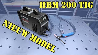 HBM machines heeft een nieuw model Tig lasapparaat de HBM 200 Tig [upl. by Newcomer128]