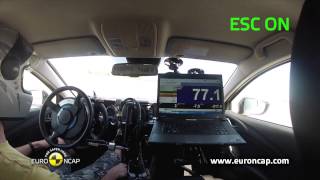 Euro NCAP  Seat Exeo  2010  ESC test [upl. by Hamas828]