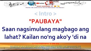 PAUBAYA KARAOKE LYRICS BY MOIRA DELA TORRE [upl. by Amalee]