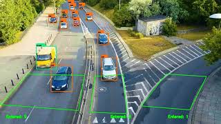 🧠 Artificial intelligence traffic control system using computer vision 👁️ [upl. by Assener]