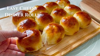 Easy amp Super Soft Cheesy Dinner rolls recipe [upl. by Arbed772]