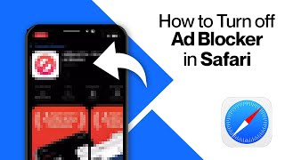 How to Turn Off Ad Blocker in Safari on iPhone 2024 [upl. by Brandise353]