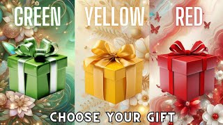 Choose your gift 🎁💝🤩🤮 3 gift box challenge  Green Yellow amp Red giftboxchallenge chooseyourgift [upl. by Oznarol164]