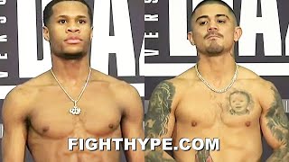 DEVIN HANEY VS JOJO DIAZ JR WEIGHIN amp FINAL FACE OFF  PLUS FULL UNDERCARD WEIGHINS [upl. by Roddie895]