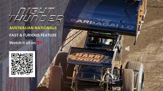 An Australian Epic  2024 Australian Sprint Car Nationals  Feature Race [upl. by Hueston]