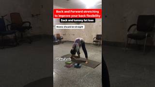 tummy and back fat loss faster yoga  Back and Forward stretching to improve your back flexibility [upl. by Ailema]