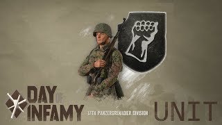 17th Panzer Division skin unit Day of Infamy Units Showcase [upl. by Jacey]