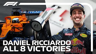 EVERY Daniel Ricciardo Win Of His F1 Career [upl. by Anilatsyrc4]