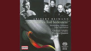 Schumann  6 Gesange Op 107 No 6 Abendlied [upl. by Ender103]