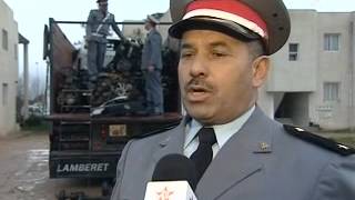 gendarmerie royale marocaine saisie des moteurs des véhicules [upl. by Waligore136]