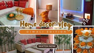 Diwali Living room decoration ideas  Diwali decoration ideas  Budget friendly Diwali decoration [upl. by Arhna624]