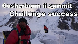 Climb the Gasherbrum ii summit  Mountaineering documentary [upl. by Marlee]