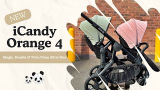 NEW iCandy Orange REVIEW A Single Double amp Twin Pram All In One [upl. by Thgiwd]