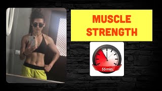 MUSCLE STRENGTH  BARBELL WORKOUT  10 TRACKS  RELEASE 2  55 MIN [upl. by Lladnarc769]