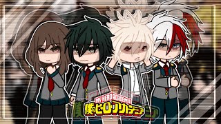 Past MHA React To The Future  Bnha  Mha  Gacha Club [upl. by Adnahsat57]