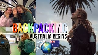 Backpacking Round 2 Surviving a 33hour Journey amp the Australian East Coast Adventure Begins 🌎 [upl. by Ettennod]