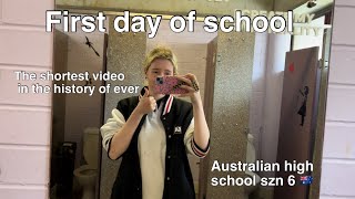 First day of senior year Year 12 🇦🇺 grwmMini vlog [upl. by Timothy]