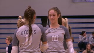 Champlin Park vs Rogers Section 5AAA Girls High School Volleyball [upl. by Tocs614]