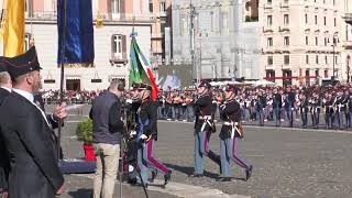 Giuramento 237° corso Scuola militare quotNunziatellaquot comandante chiama a sé la Bandiera dIstituto [upl. by Albers]