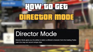 GTA 5 How To Get Director Mode Story Mode [upl. by Arras]