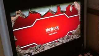 Custom Vewlix Arcade Cabinet Updated GameEx Intro Wall Explode Effect [upl. by Leda55]