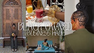 Black History Month BlackOwned Business Haul  Khoi Shop Icon Woods by Jordyn Plugged by Bianca [upl. by Roper]