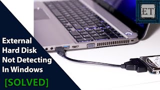 How To Fix External Hard Disk Not Detecting In Windows No Drive Letter [upl. by Jacobine952]