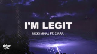 Nicki Minaj  Im Legit Tik Tok song Lyrics quotI graduate with honors I ball Nead OConnorquot [upl. by Schick]