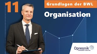 Vorlesung Grundlagen der BWL für alle Teil 11  Organisation [upl. by Akimal346]