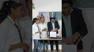 Andha ka cake Teacher birthday 🥹🎂badal official trending emotional ytshorts [upl. by Acey16]